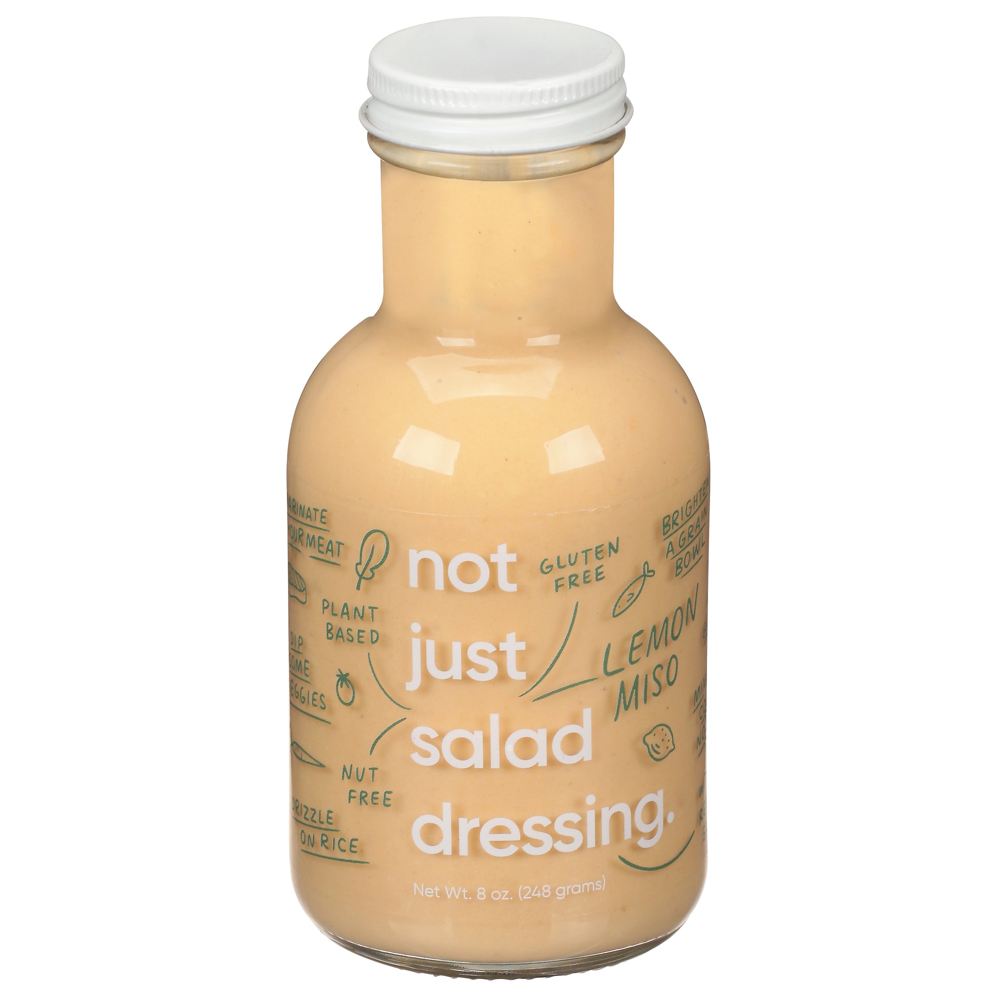 Not Just Dressing Lemon Miso 8 Oz (Pack Of 6)