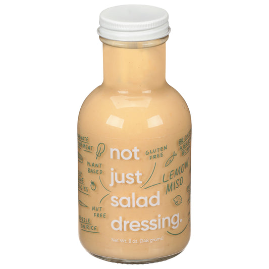 Not Just Dressing Lemon Miso 8 Oz (Pack Of 6)
