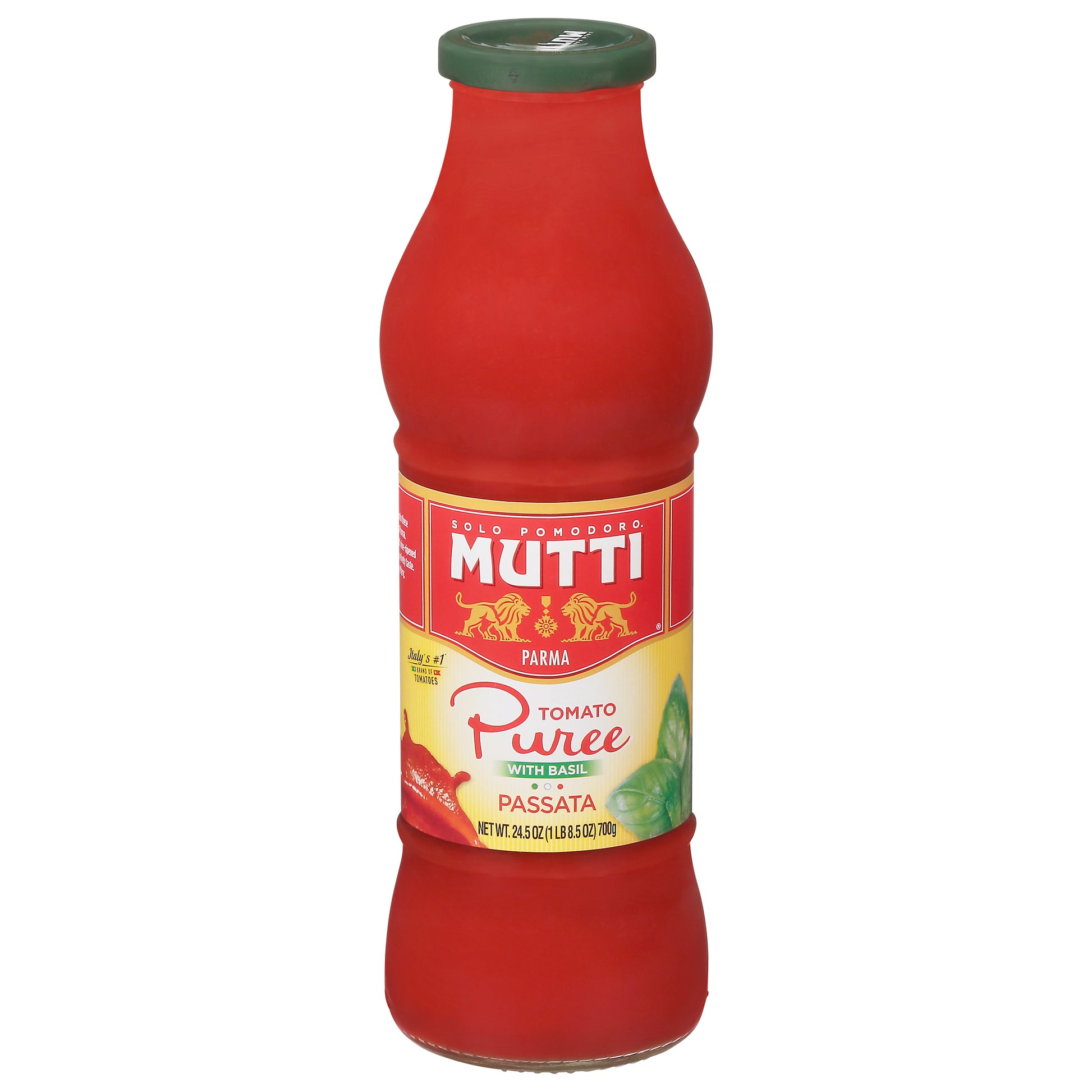 Mutti Tomato Puree Basil Passata 24.5 oz (Pack Of 12)