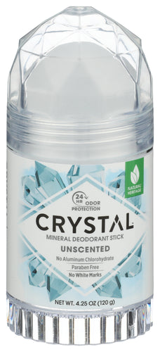 CRYSTAL BODY DE (Pack of 12) Crystal Body Deodorant Stick Body Unscented 4.25 Oz