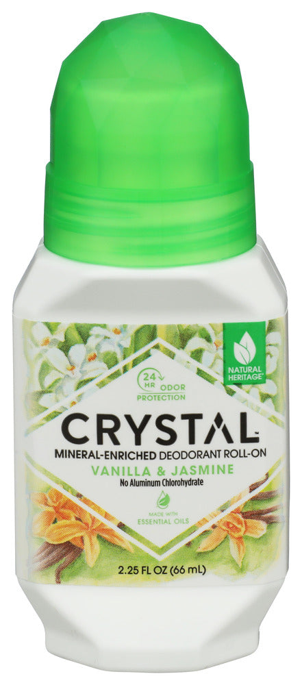 CRYSTAL BODY DE (Pack of 15) Crystal Body Deodorant Vanilla Jasmine Deodorant Roll-on 2.25 Oz