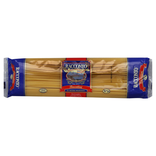 Racconto Pasta Bucatini 16 oz (Pack Of 20)