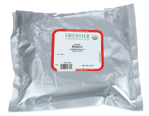 FRONTIER BULK (Pack of 3) Frontier Bulk Organic Allspice Powder Spice Seasoning Loose 16 16 Oz