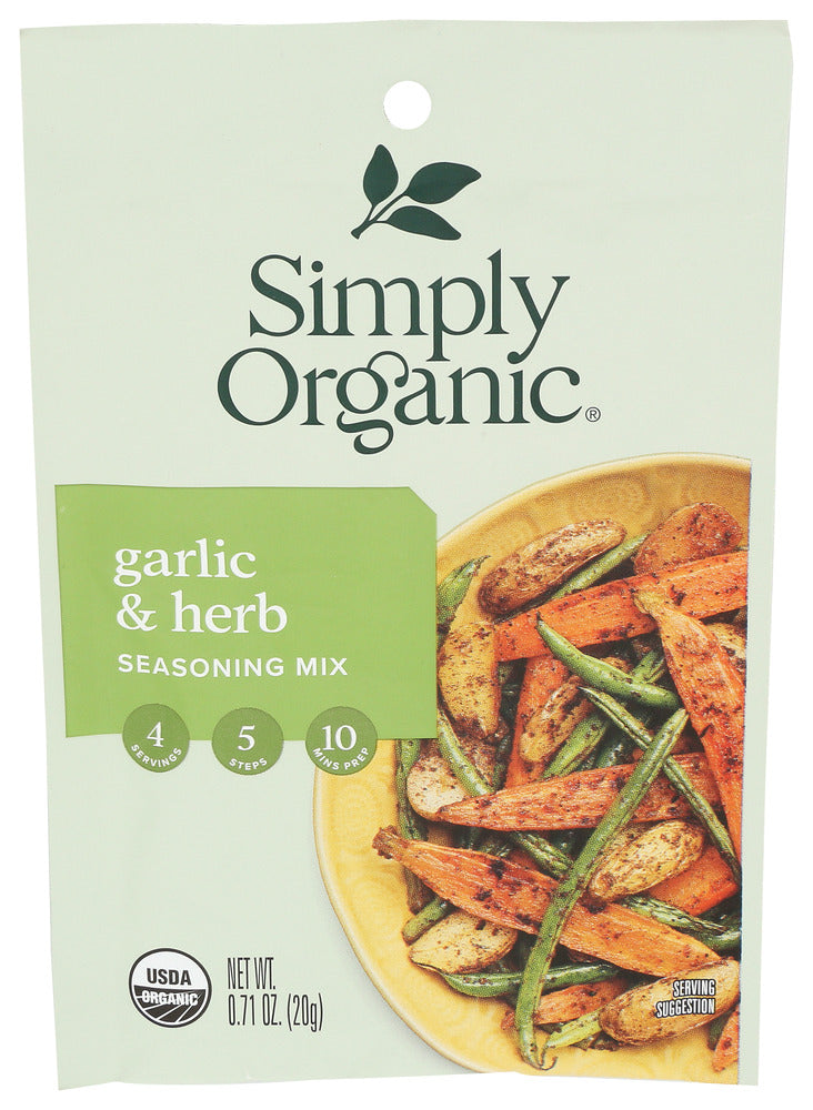 Simply Organic Seasoning Garlic & Herb