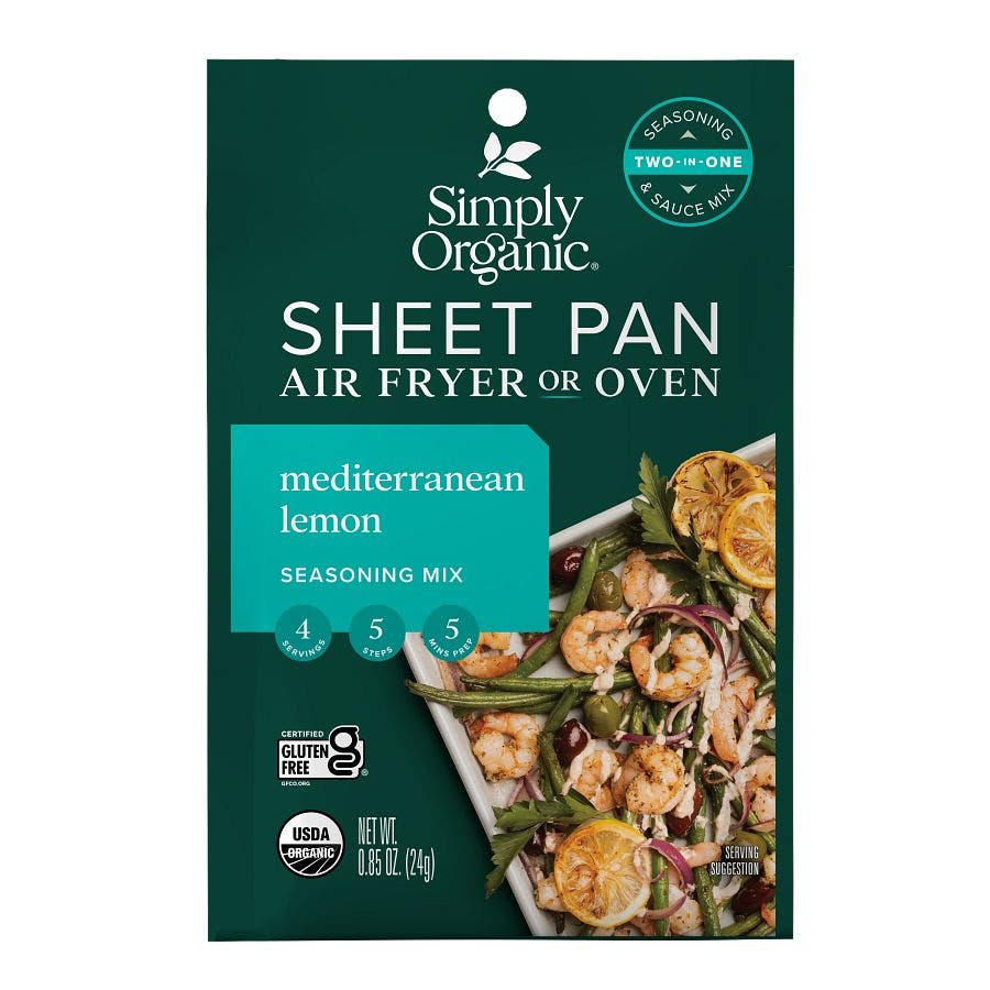 Simply Organic Seasoning Sheet Pan Mediterranean Lemon
