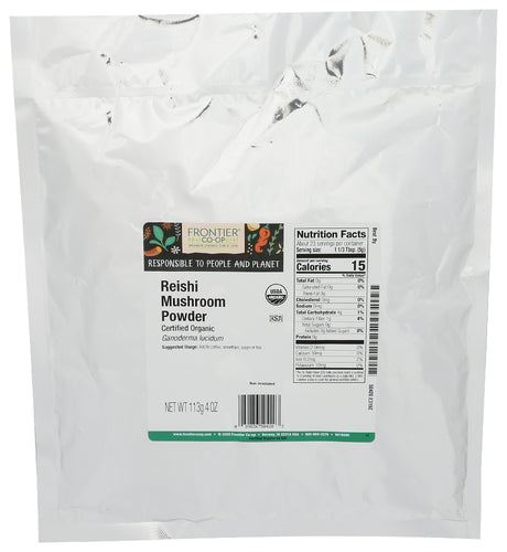 FRONTIER BULK (Pack of 3) Frontier Bulk Organic Reishi Mushroom Powder Seasoning Loose 4 4 Oz