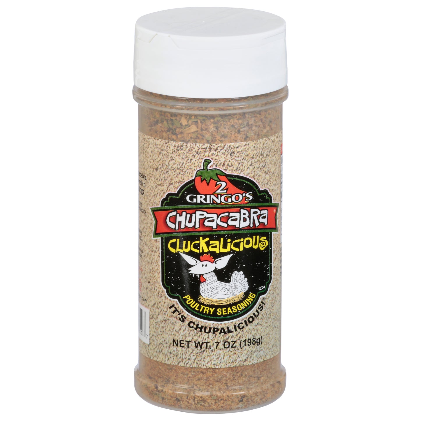 2 Gringos Chupacabra Seasoning Cluckalicious 7 oz (Pack Of 6)