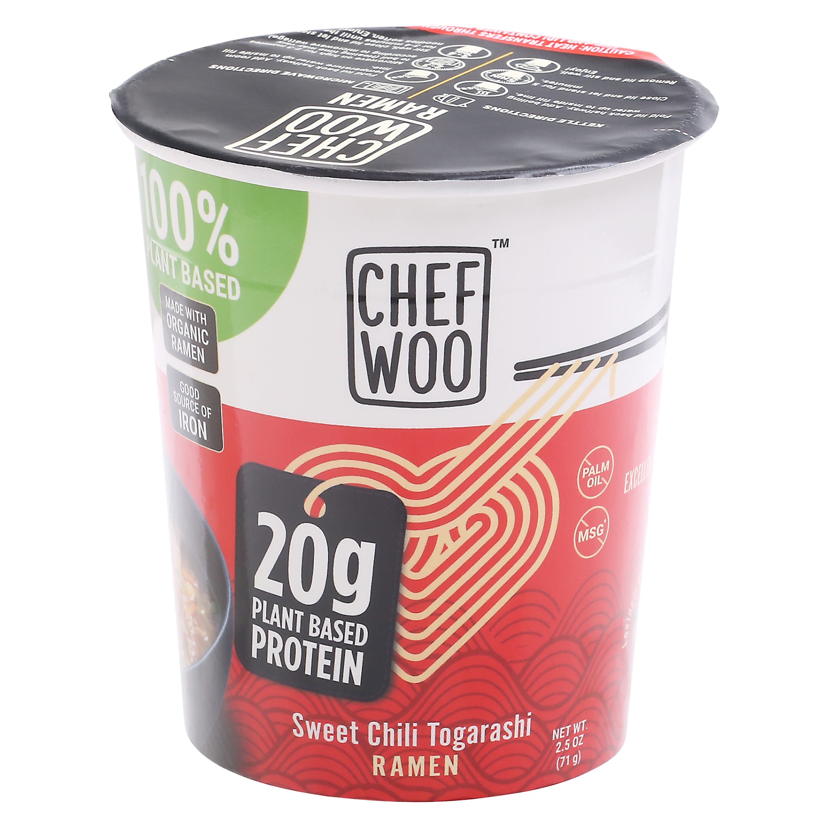 Chef Woo Ramen Sweet Chili Togarashi 2.5 oz (Pack Of 12)