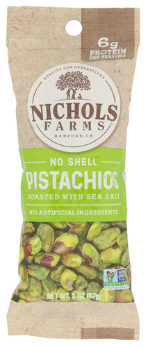 Nichols Pistachio EB Pistachios Roast Salted No Salt