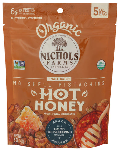 Nichols Pistachio EB Pistachios Hot Honey No Salt