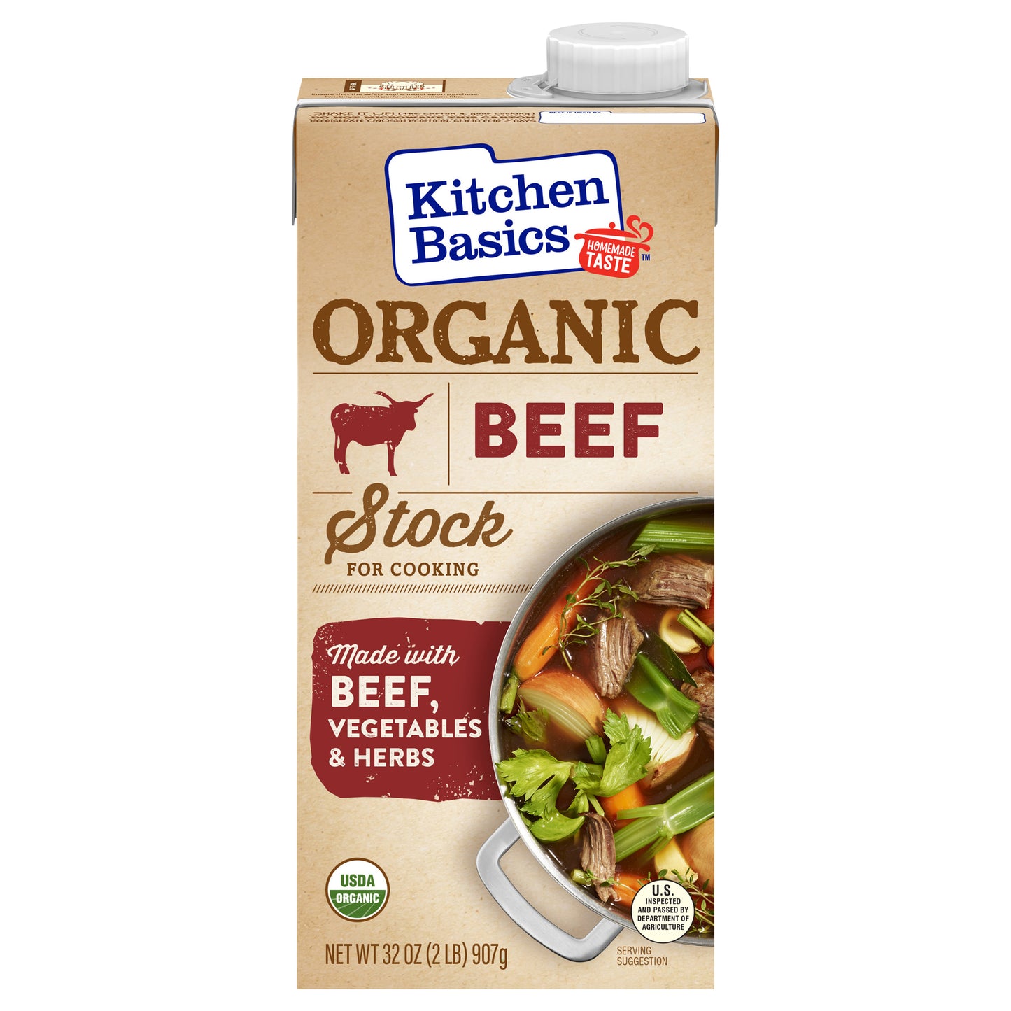 Kitchen Basics Stock Beef Organic 32 oz (Pack Of 12)