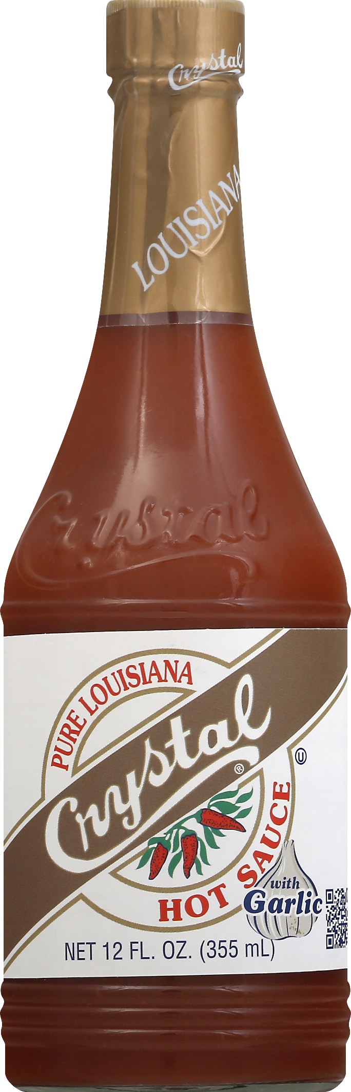 Crystal Sauce Hot With Garlic