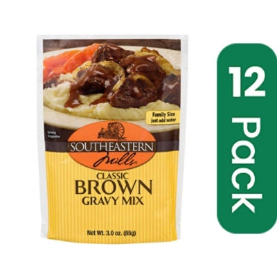 Southeastern Mills Mix Gravy Classic Brown 3 oz (Pack of 12)