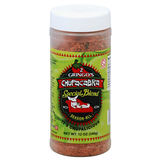 2 Gringos Chupacabra Seasoning Blend Special 12 oz (Pack of 6)