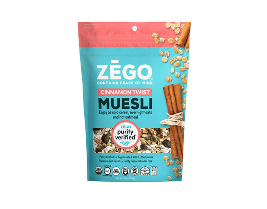 Zego Muesli Cinnamon Organic 13 oz (Pack of 5)