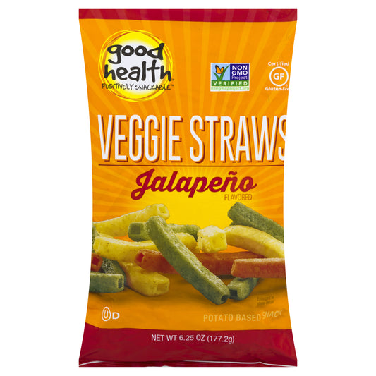 Good Health Veggie Straws Jalapeno 6.25 oz (Pack Of 10)