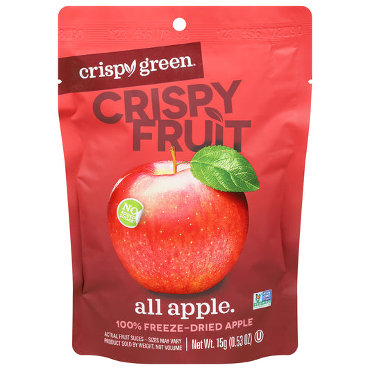 Crispy Green Apple Dried Single Serve 0.53 oz (Pack Of 12)