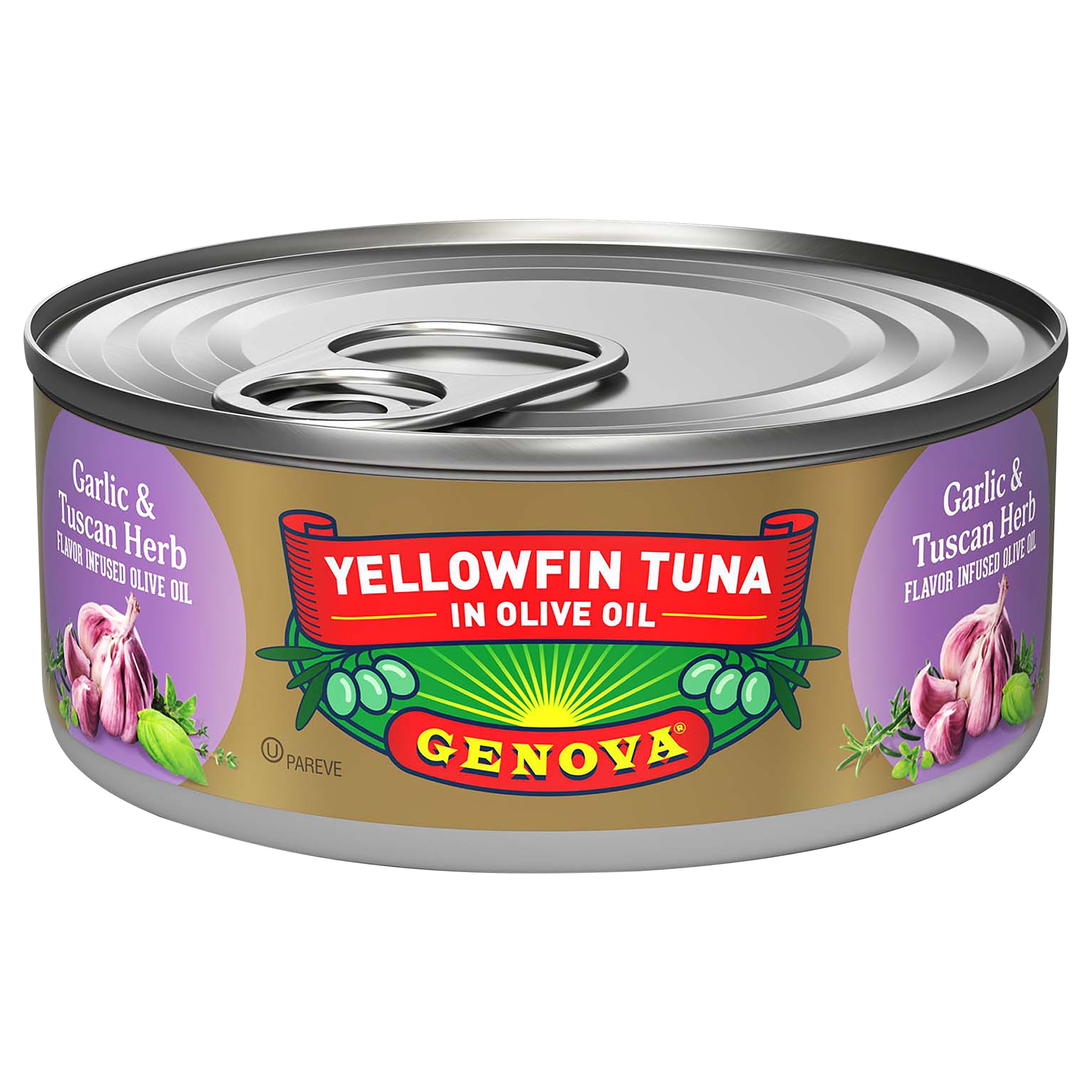 Genova Tuna Yellowfin Garlic Herb Olive Oil
