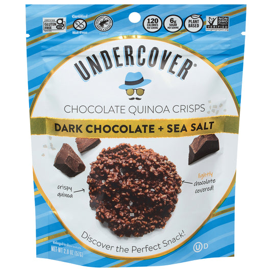 Undercover Quinoa Bites Quinoa Dark Chocolate Sea Salt 2 oz (Pack Of 12)