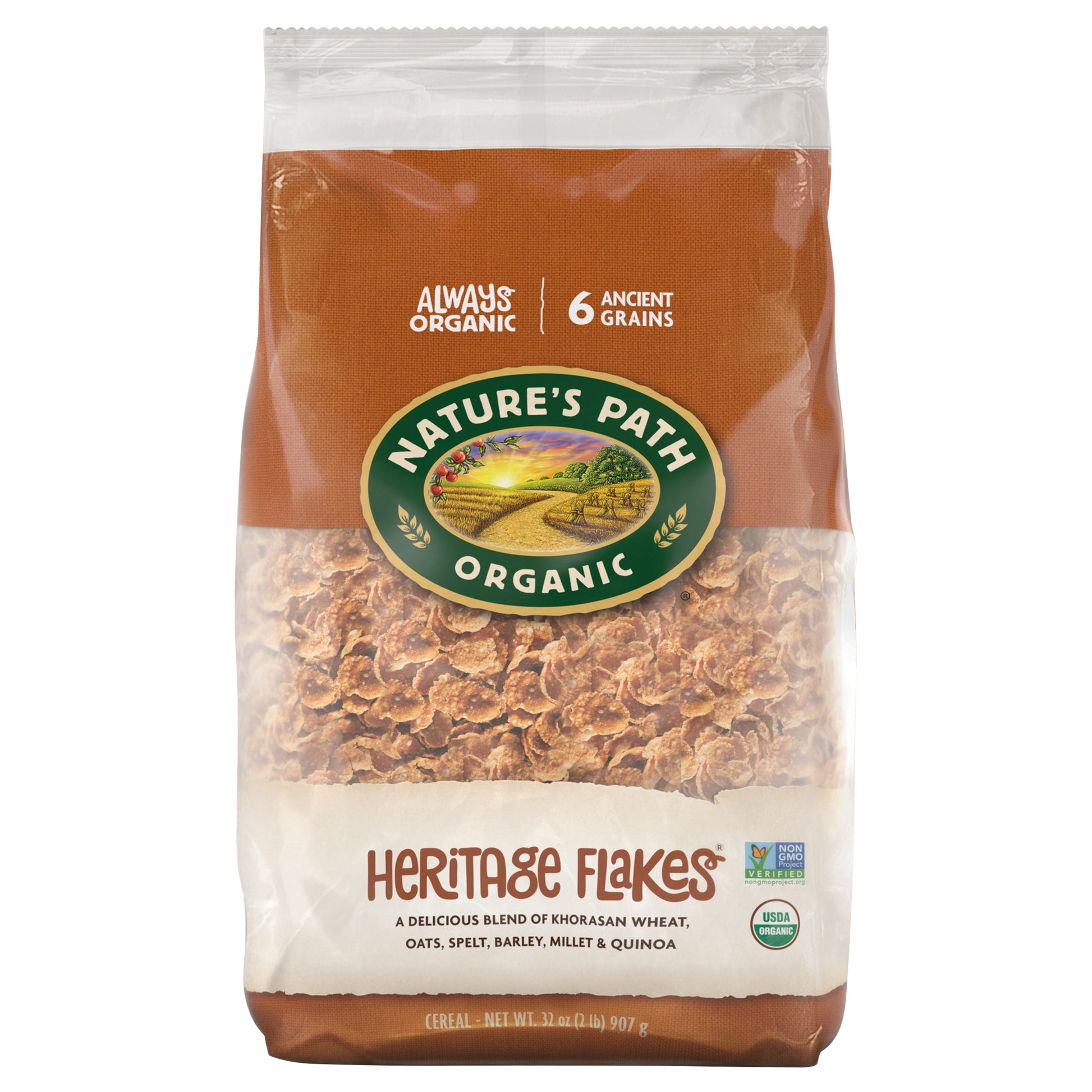 Natures Path Cereal Heritage Organic Eco 32 Oz (Pack Of 6)