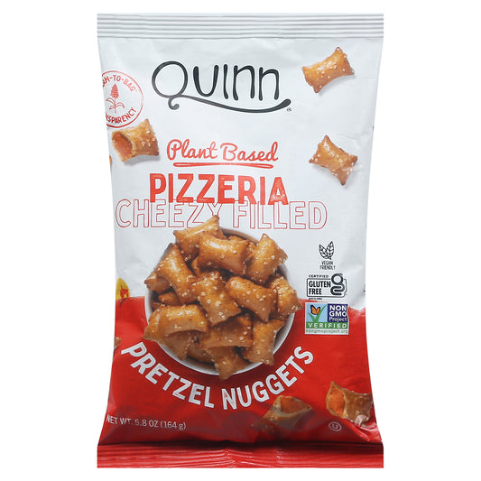 Quinn Cheese Pretzels Pizza Plant Based 5.8 Oz (Pack Of 8)