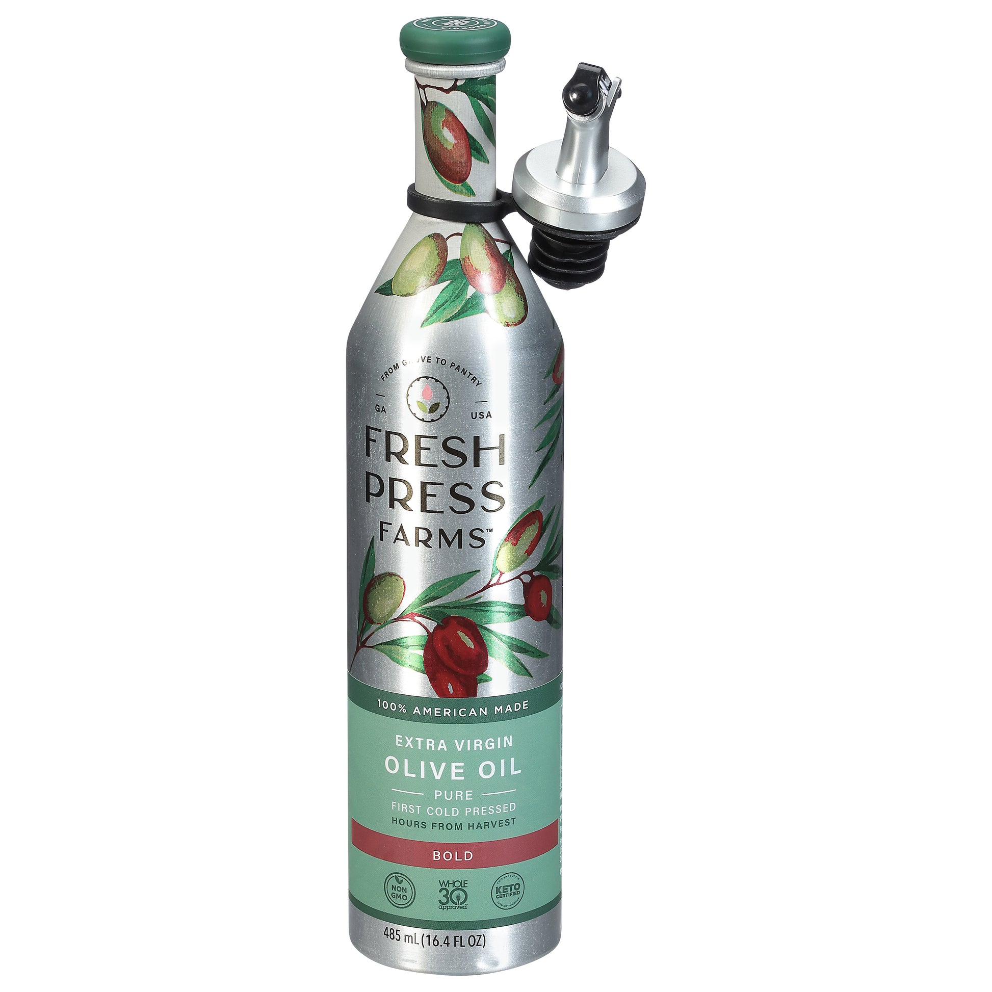 Fresh Press Farms Olive Oil Extra Virgin Bold 485 Ml (Pack Of 6)