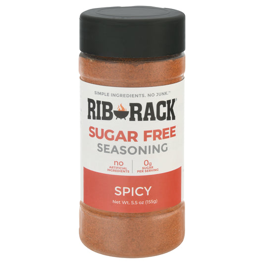 Rib Rack Seasoning Rub Spicy Sugar free 5.5 oz (Pack Of 6)