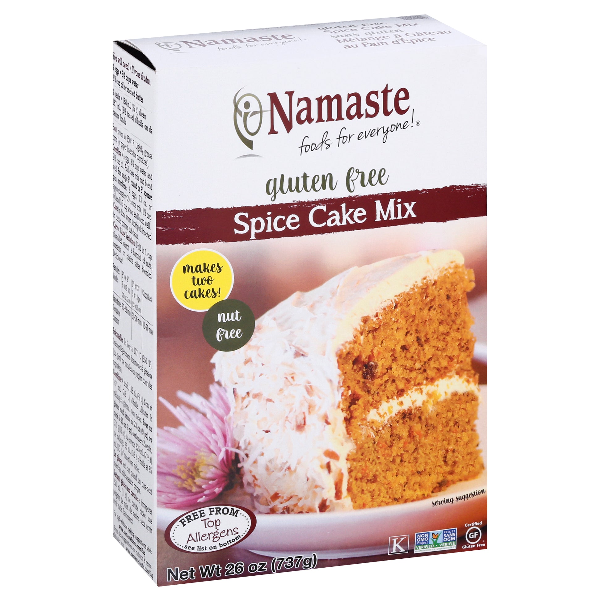 Namaste Foods Mix Cake Spice 26 oz (Pack Of 6)
