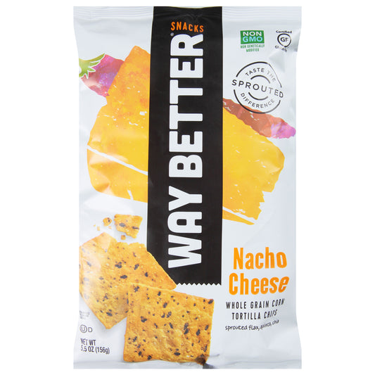 Way Better Snacks Chip Tortilla Nacho Above 5.5 oz (Pack Of 12)