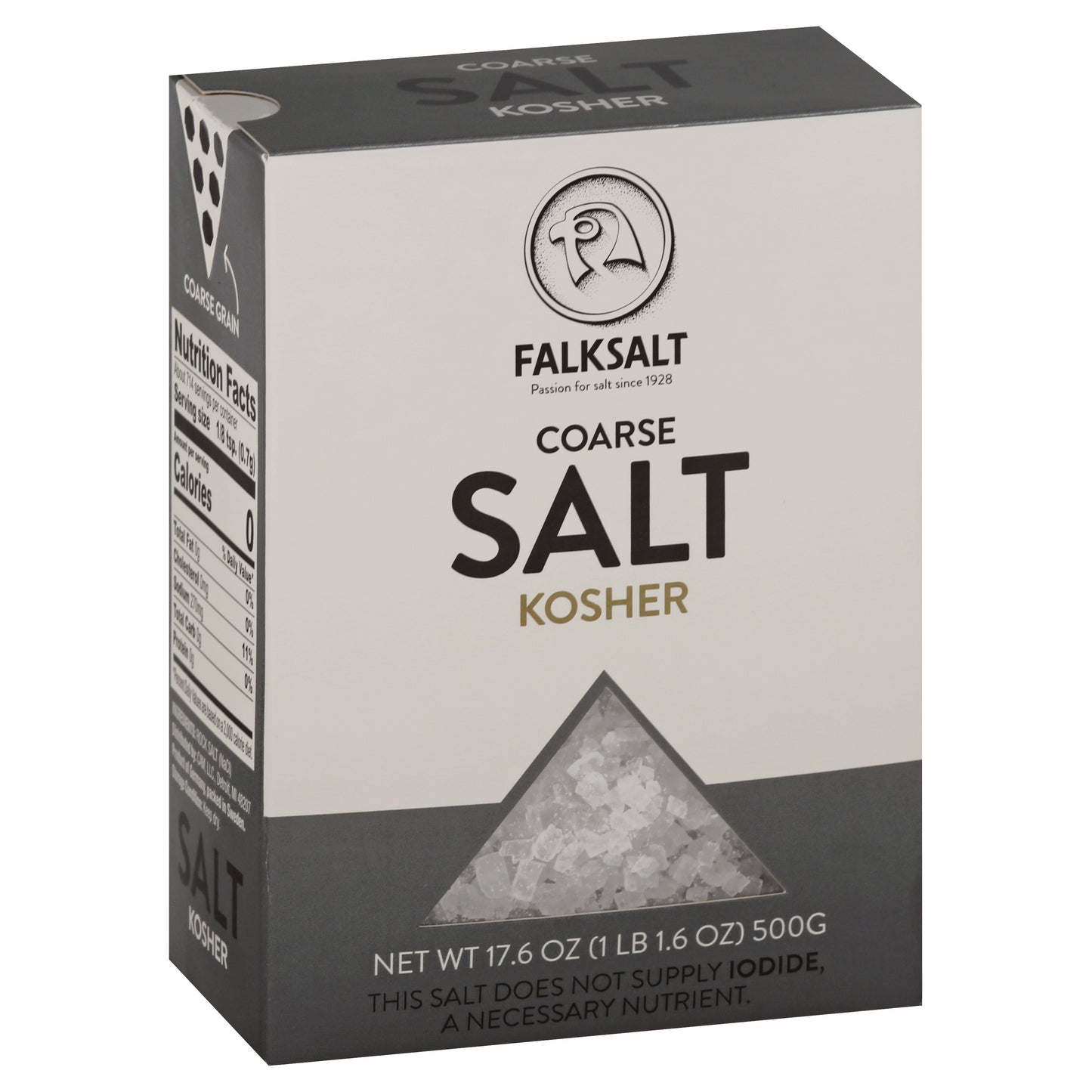 Falksalt Salt Rock Kosher 17.6 Oz (Pack Of 10)