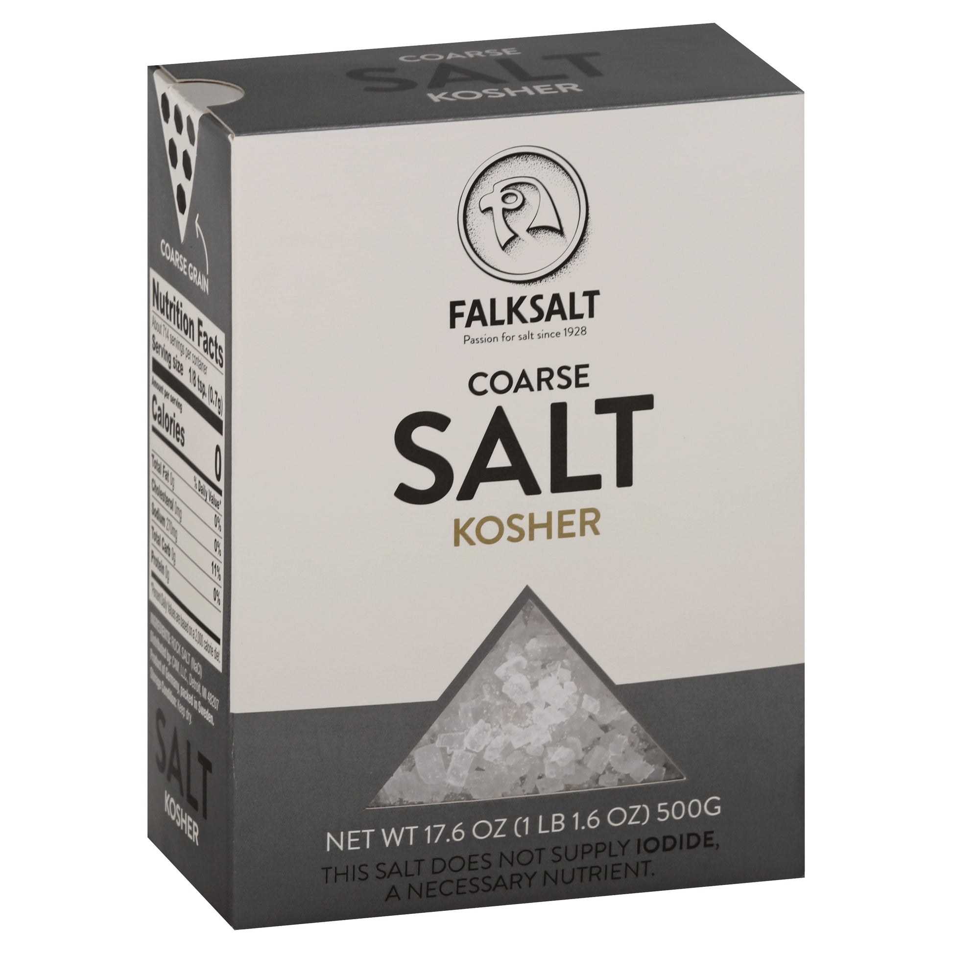 Falksalt Salt Rock Kosher 17.6 Oz (Pack Of 10)
