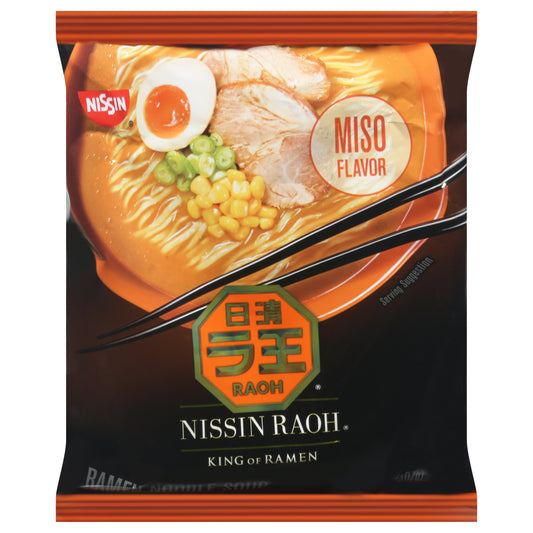 Nissin Soup Raoh Umami Miso 3.77 oz (Pack Of 6)