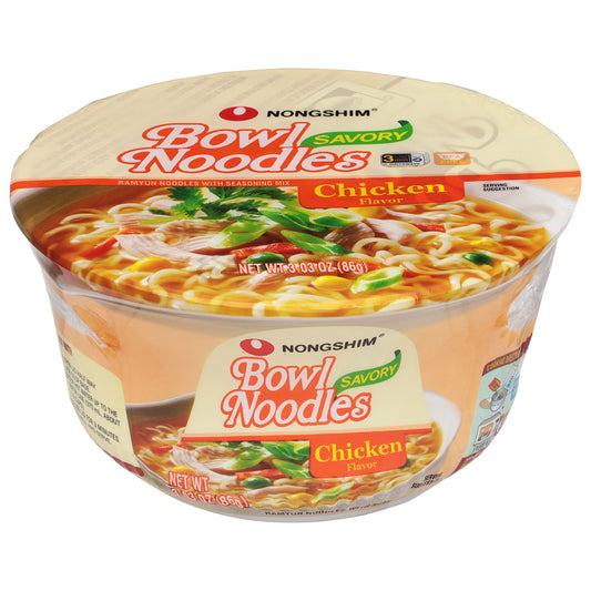Nong Shim Noodle Bowl Chicken 3.03 Oz (Pack Of 12)