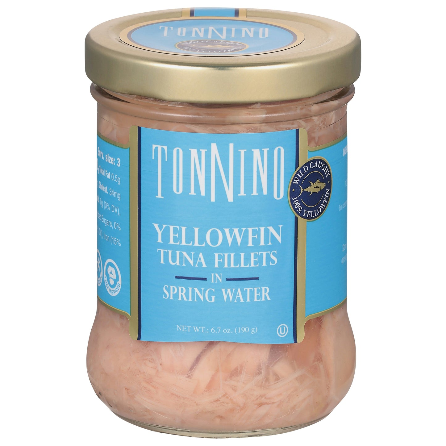 Tonnino Tuna Fillets Water Fad Fre 6.7 oz (Pack of 6)