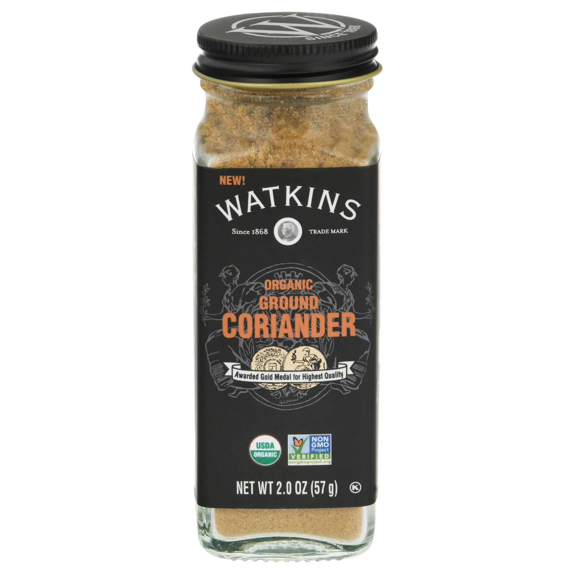 Watkins Coriander Ground Organic 2 Oz Pack of 3