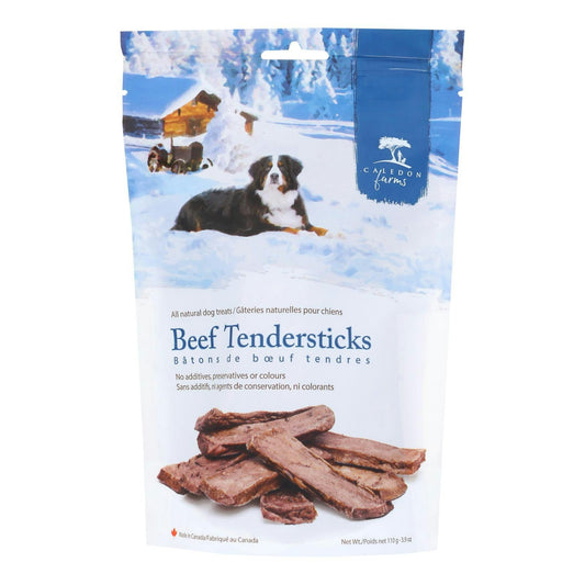 Caledon Farms - Dog Treat Beef Tenderstick 3.9 oz (Pack of 4)