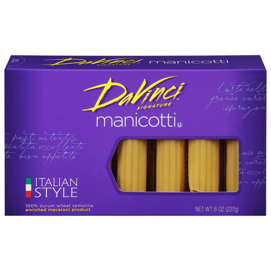 Davinci Pasta Cannelloni Manicott 8 oz (Pack Of 12)
