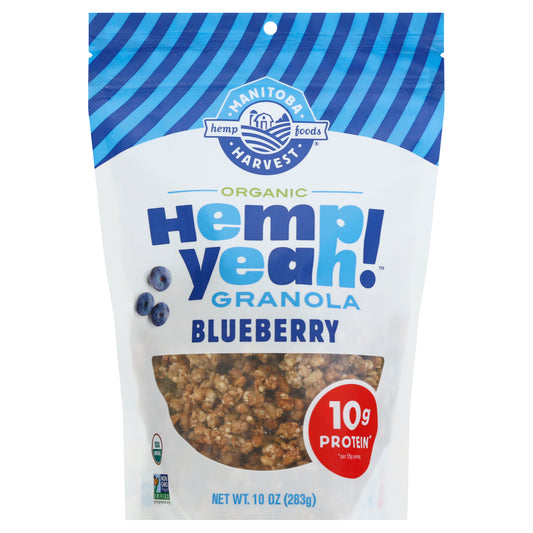 Manitoba Harvest Granola Hemp Blueberry 10 oz (Pack Of 6)