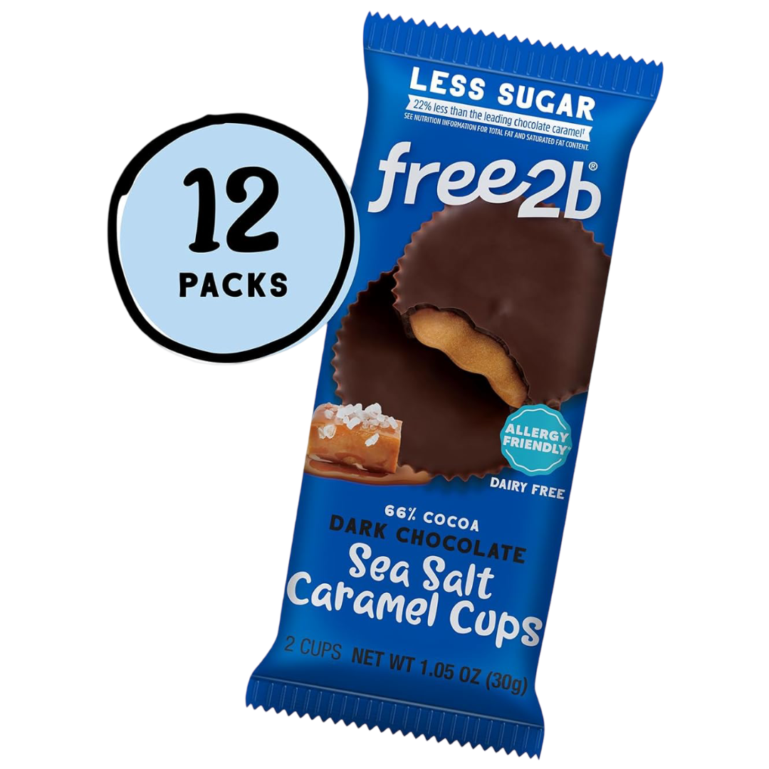 Free2B Foods Chocolate Dark Sea Salt Caramel