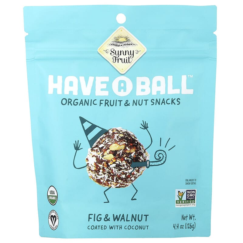 SUNNY FRUIT (Pack Of 12) Sunny Fruit Snack Fig And Walnut 4.4 Oz