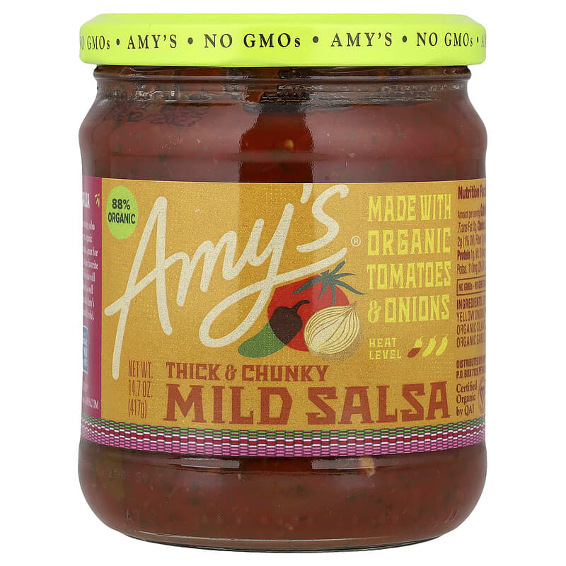AMYS (Pack of 10) Amys Mild Salsa Shelf Stable Dip 14.7 Oz