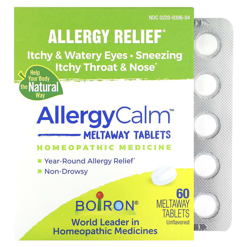 Boiron Allergy Calm Homeopathic Medicine Tablets