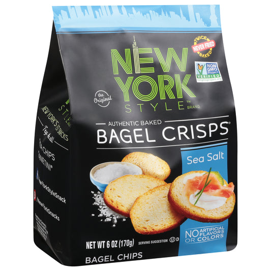 New York Style Bagel Crisp Seasalt 6 oz (Pack Of 6)