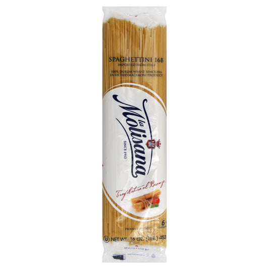 La Molisana Pasta Spaghettini Bronzo 16 oz (Pack Of 18)