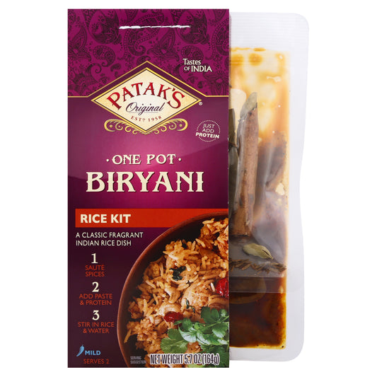 Pataks Rice Kit Biryani 5.7 Oz (Pack Of 4)