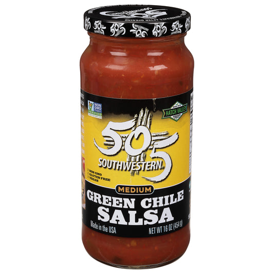 505 Southwestern Salsa Green Chile Medium 16 oz (Pack Of 12)