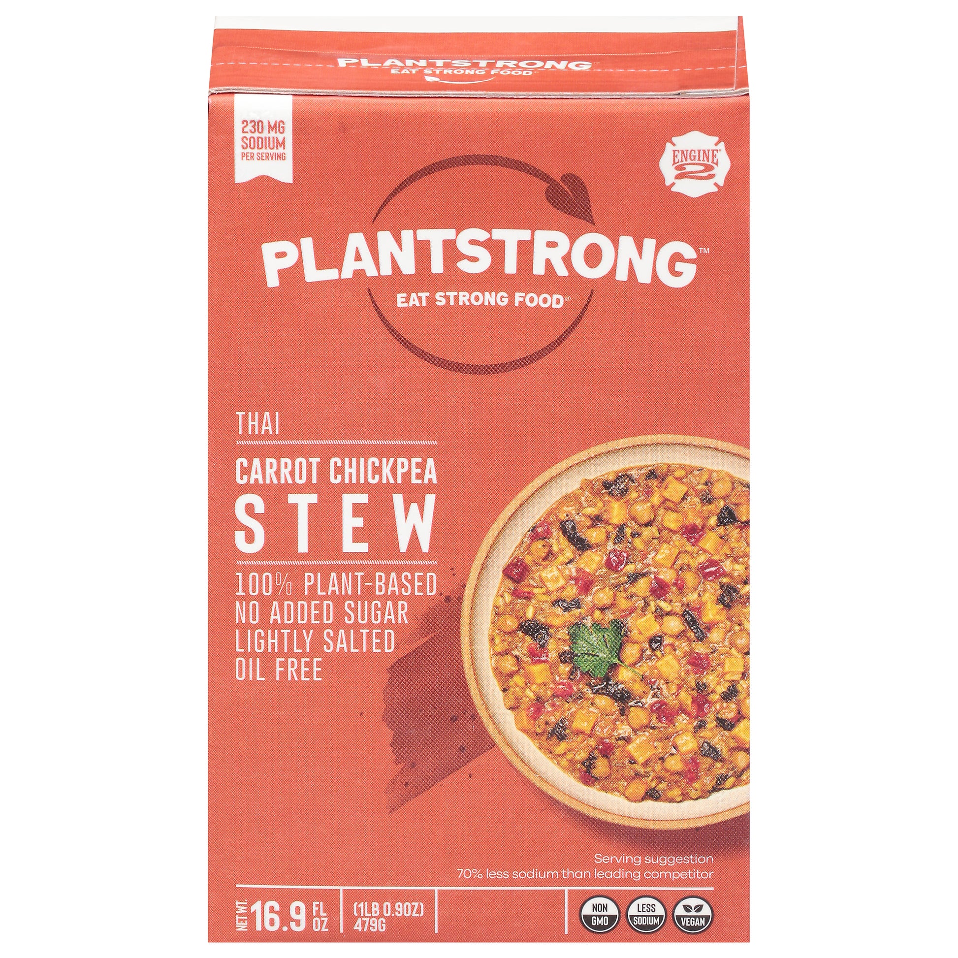 Plantstrong Stew Chickpea Carrot Thai 16.9 FO (Pack Of 6)