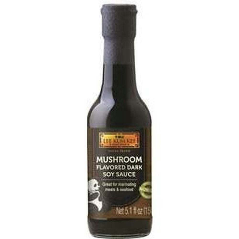 Lee Kum Kee Panda Mushroom Flavored Dark Soy Sauce - 5.1 Ounce (Pack of 6)
