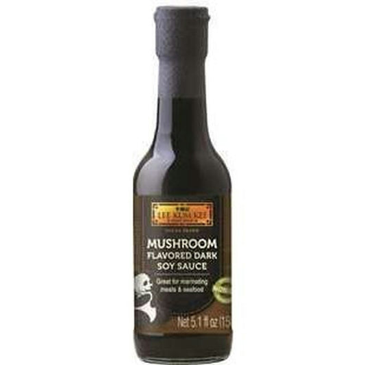 Lee Kum Kee Panda Mushroom Flavored Dark Soy Sauce - 5.1 Ounce (Pack of 6)