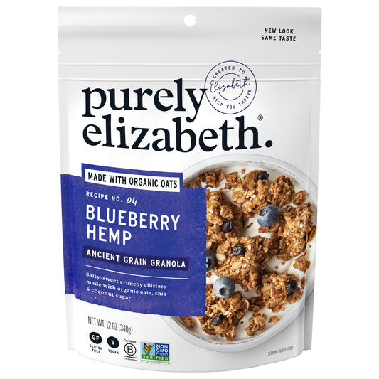 Purely Elizabeth Granola Blueberry Hemp Organic 12 oz (Pack Of 6)